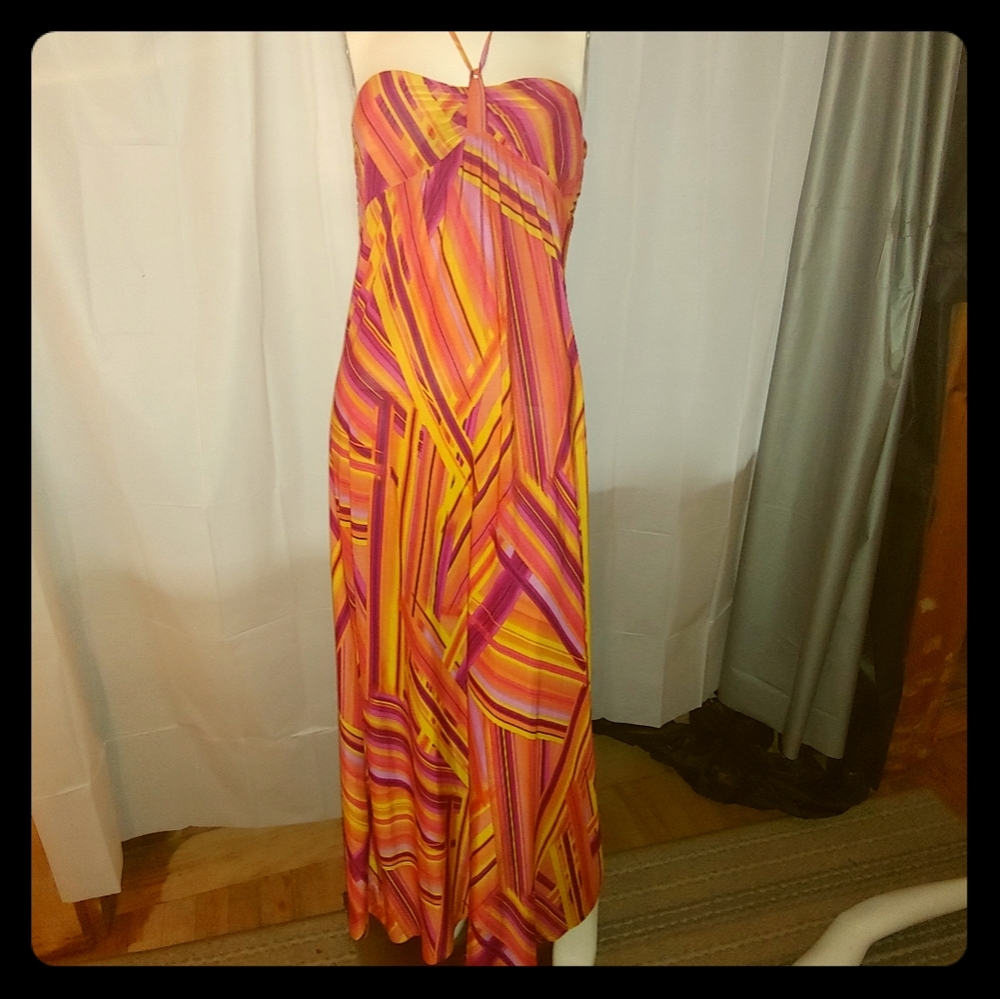 Chelsey tube dress with optional neck tie